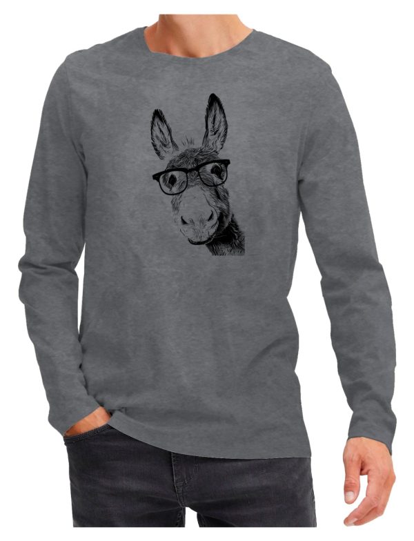 camiseta burro manga larga