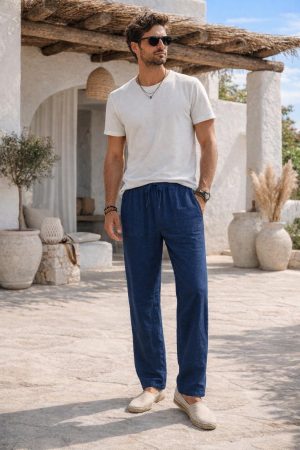 Pantalón algodón bolsillo tapeta