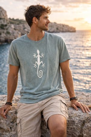 camiseta sargantana - XL, plomo