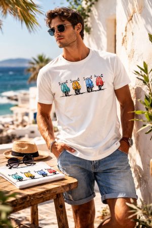 camiseta vespas - 3XL, crudo