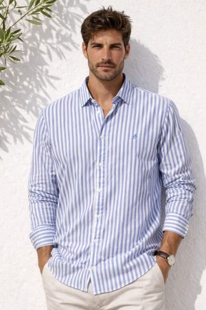 camisa de rallas