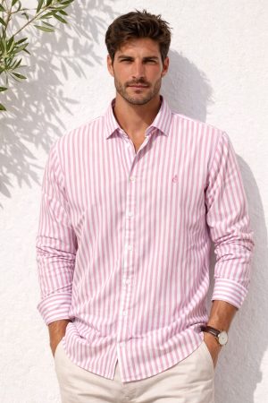 camisa de rallas