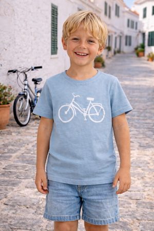 camiseta niño bici paseo