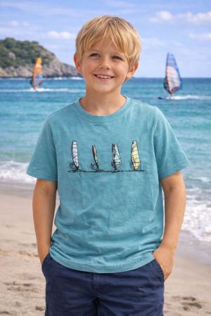 camiseta niño velas